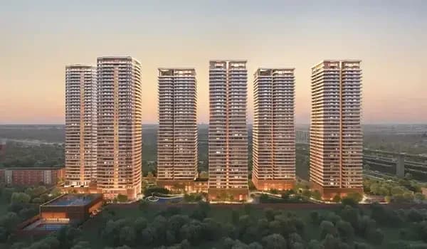 Video thumbnail for the Godrej Vanantara virtual tour showcasing a fully furnished sample apartment interior.